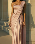 Bold Blush Saree