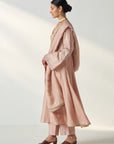 Palak Blush Pink Anarkali Pant Set