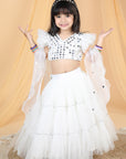 Lehenga with Mirror Work Blouse