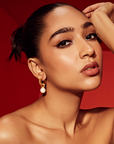 Oyster Baroque Hoops