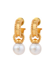 Oyster Baroque Hoops