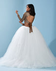 White Hand Embroidered Lehenga