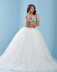 Crystal Tulle Lehenga Set