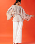 Blush Pink Lace Handmade Kaftan Top