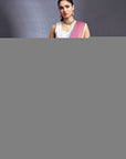 Multi-Colored Satin Embellished Ombre Saree Set
