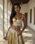 Zivah Gota Lehenga Set