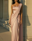 Bold Blush Saree