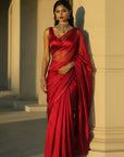 Ruby Blaze Saree