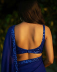 Moonlit Desire Saree