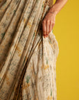Sarina Green Saree Set