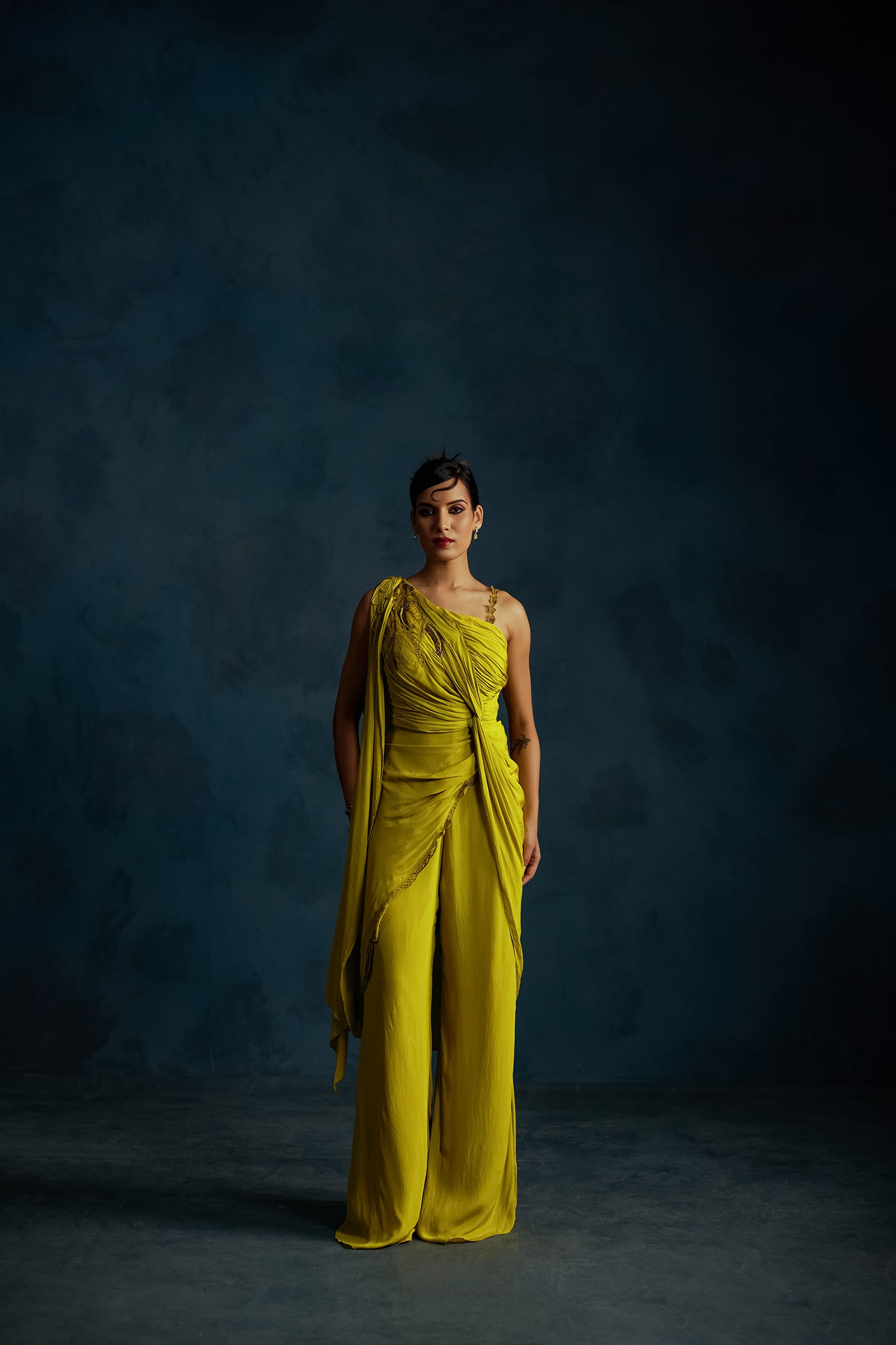 Primrose Drape Sharara set