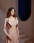 Pink Lehenga Jacket set