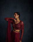 Red Drape Co-ord set