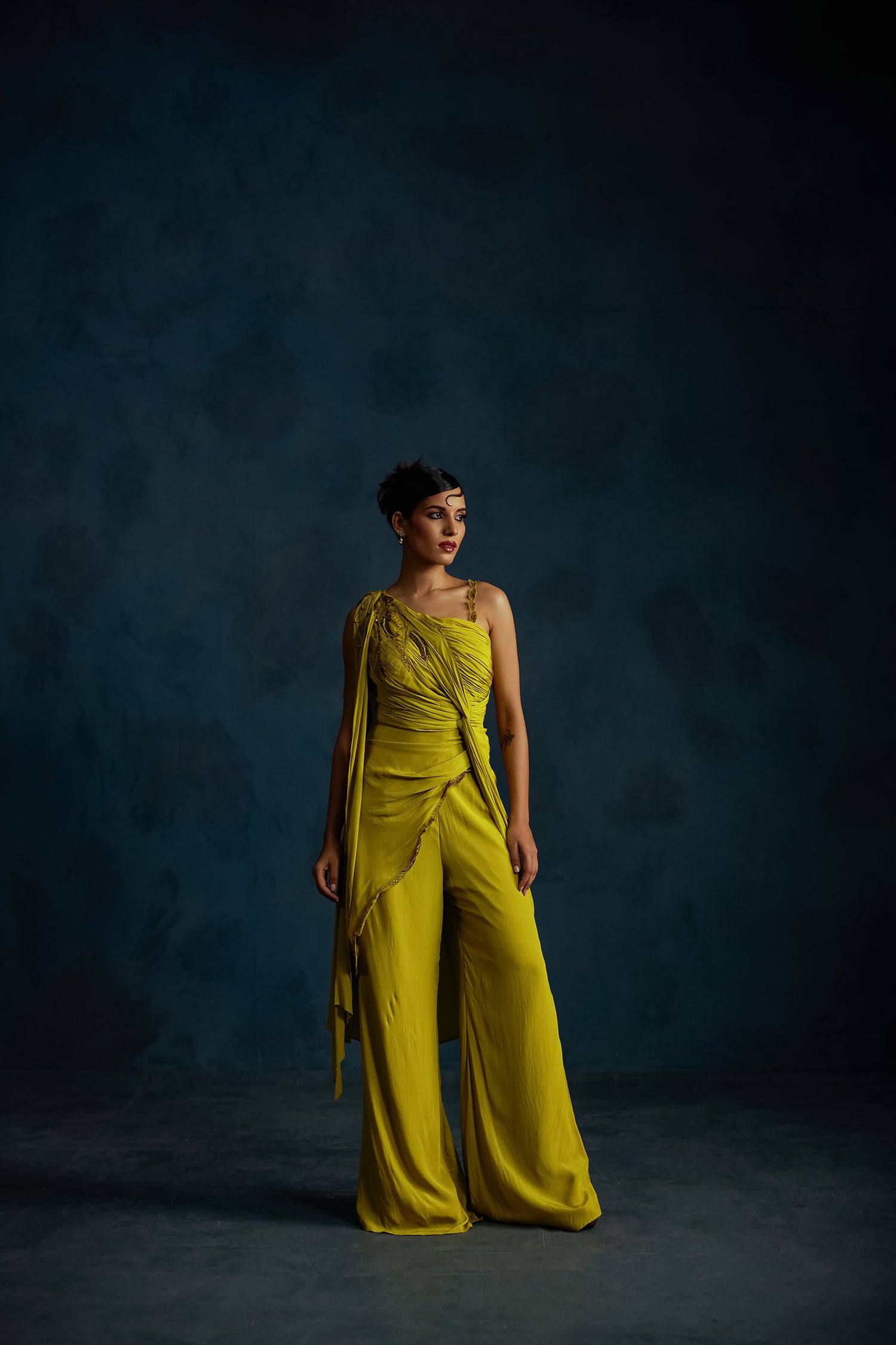 Primrose Drape Sharara set