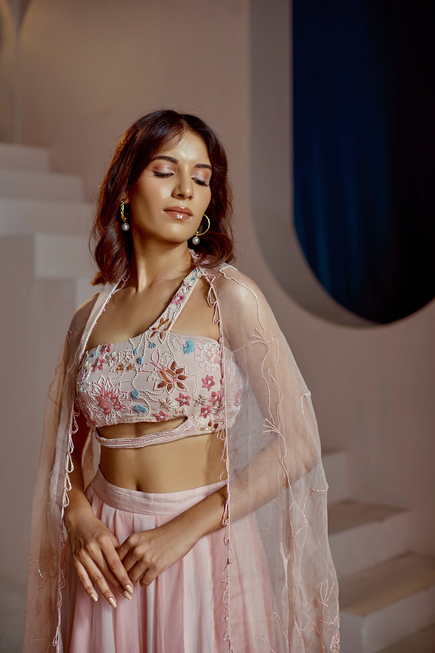 Light Pink Lehenga set