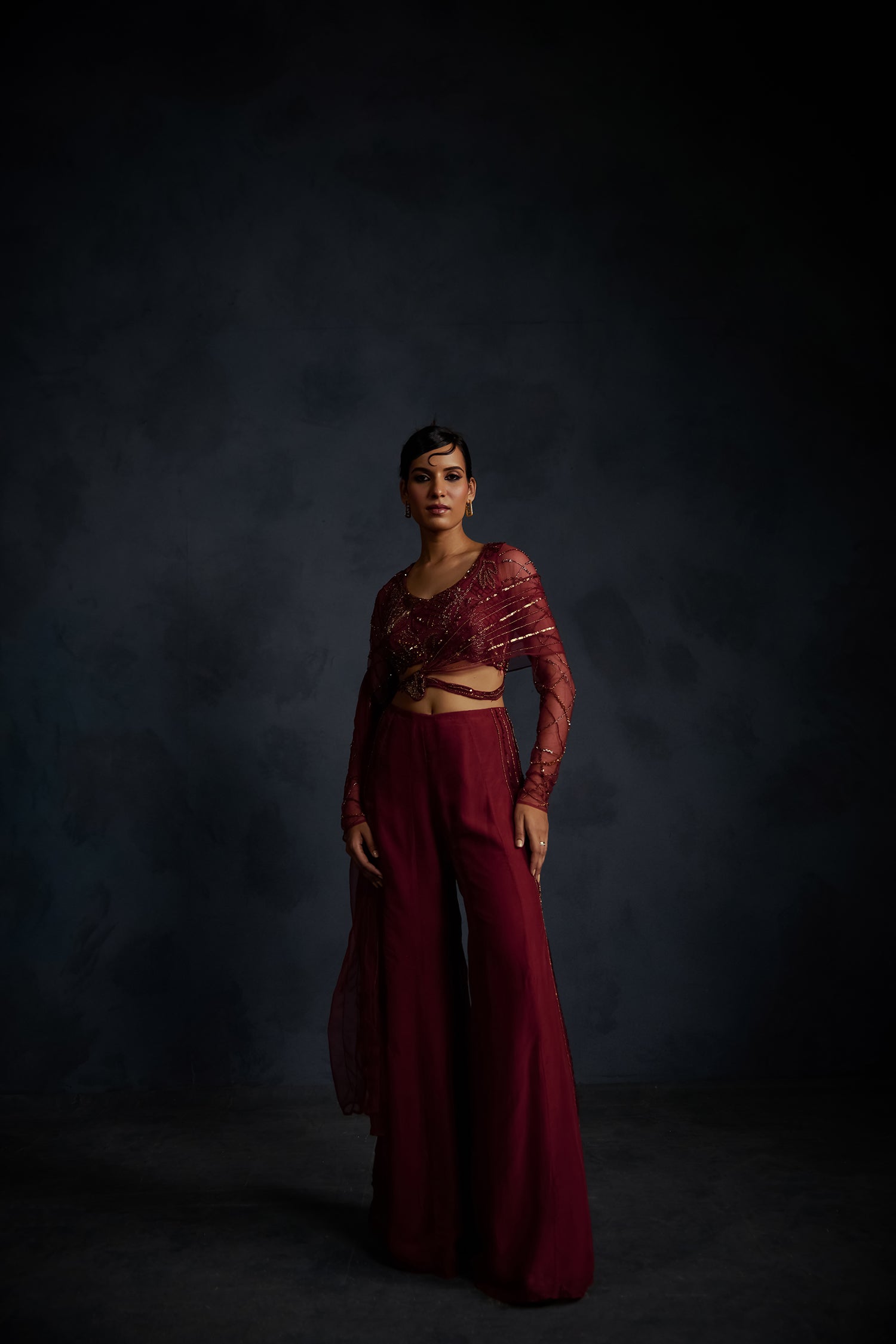 Red Drape Co-ord set