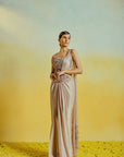 Mauve Drape Saree
