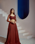 Brown Lehenga set