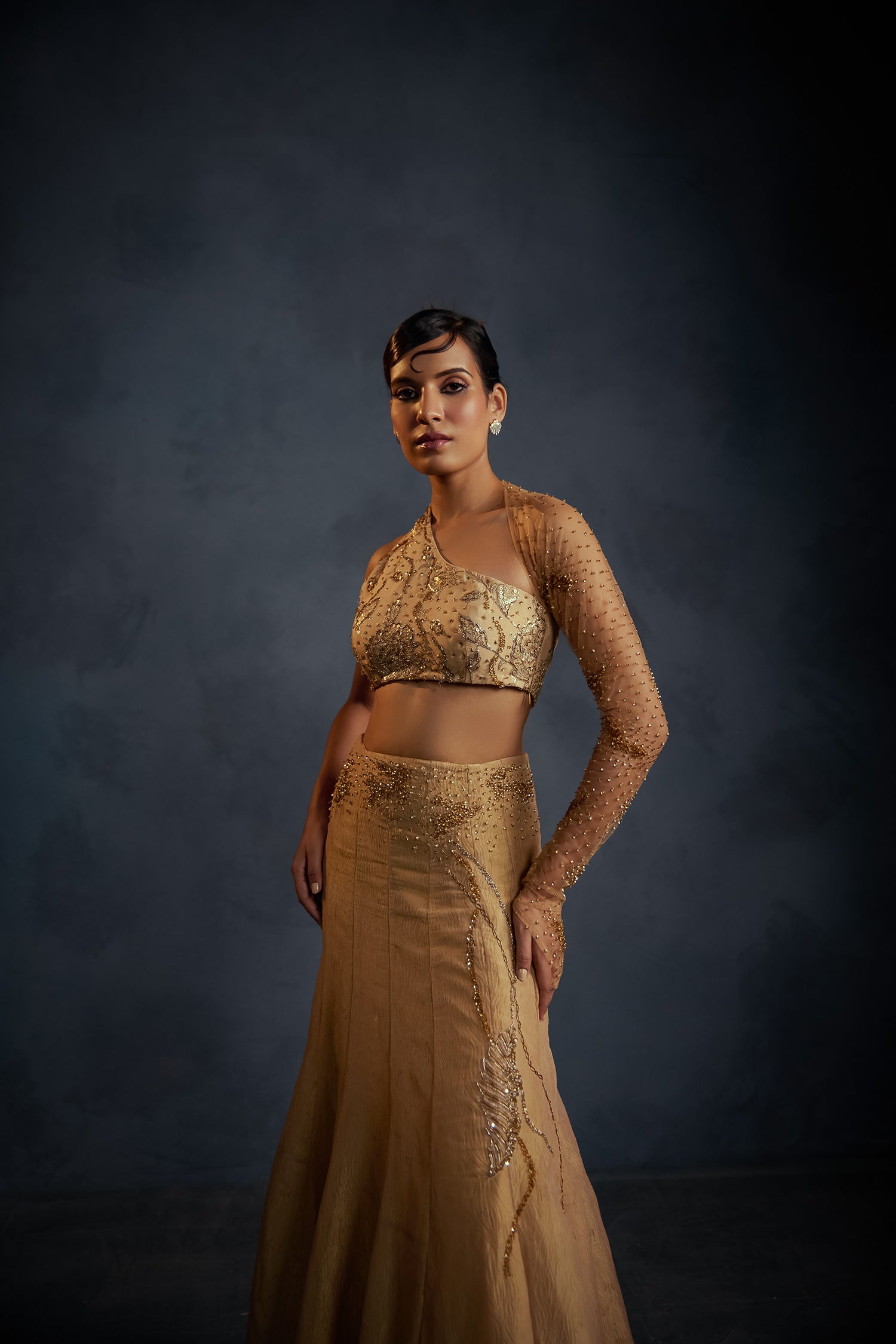 Golden Lehenga set