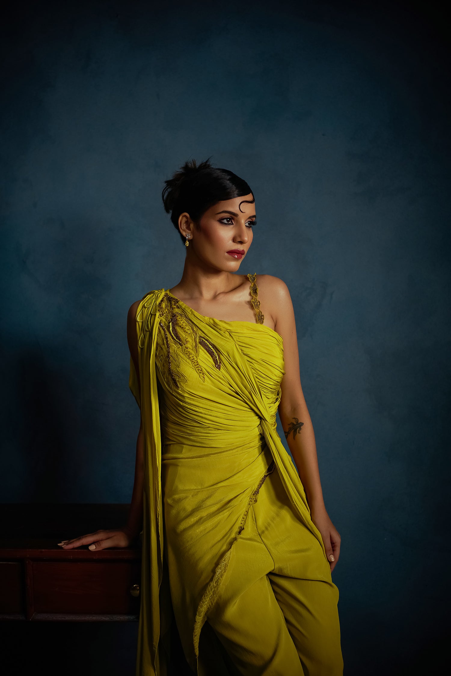 Primrose Drape Sharara set