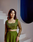 Green Lehenga Set