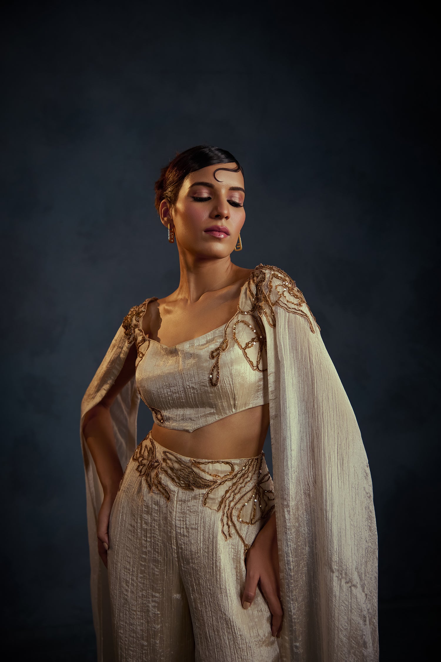 Ivory Long Sleeves Co-ord set