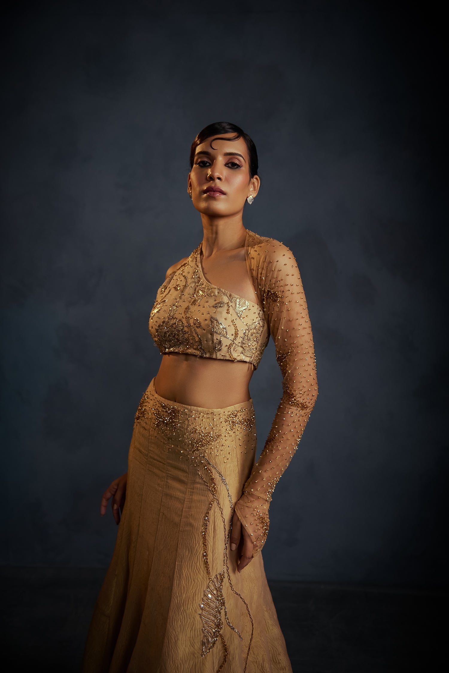 Golden Lehenga set