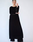Midnight Pearl Velvet Suit Ensemble