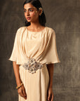 Fawn Draped Jumpsuit