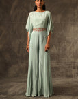 Menta Verde Flared Jumpsuit