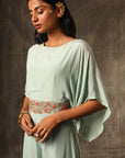 Menta Verde Flared Jumpsuit
