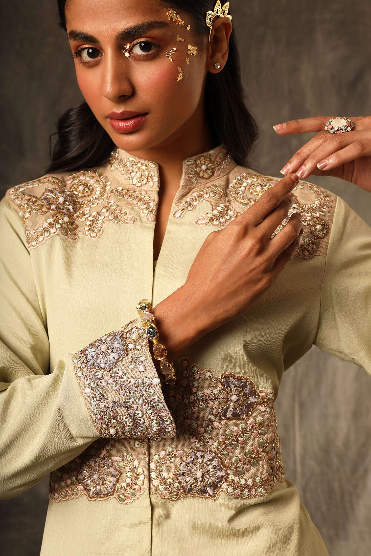 Gisela Kurti With Plazzo Pants