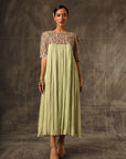 Juno A Line Gathered Dress