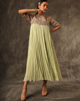 Juno A Line Gathered Dress