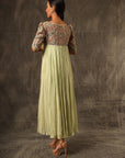 Juno A Line Gathered Dress
