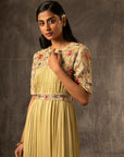 Cuey Gathered Maxi Dress