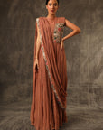 Cannelle Patterend Maxi Dress
