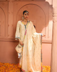 Inayat Tissue Kurta Set - Ivory