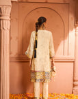 Inayat Tissue Kurta Set - Ivory