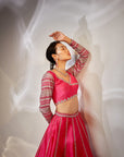 Pink lehenga