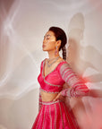 Pink lehenga