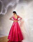 Pink lehenga