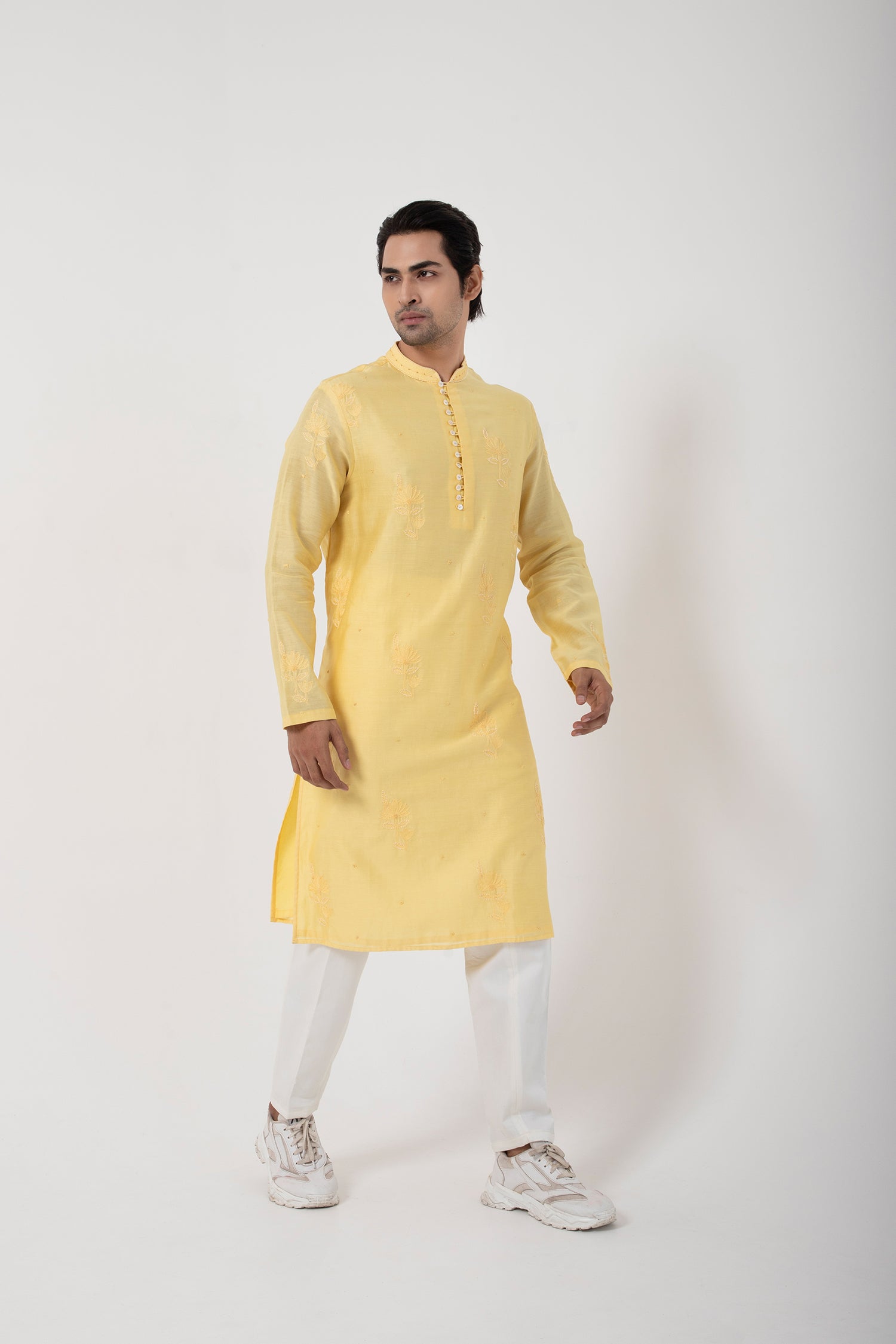 Butter Yellow Kurta Set
