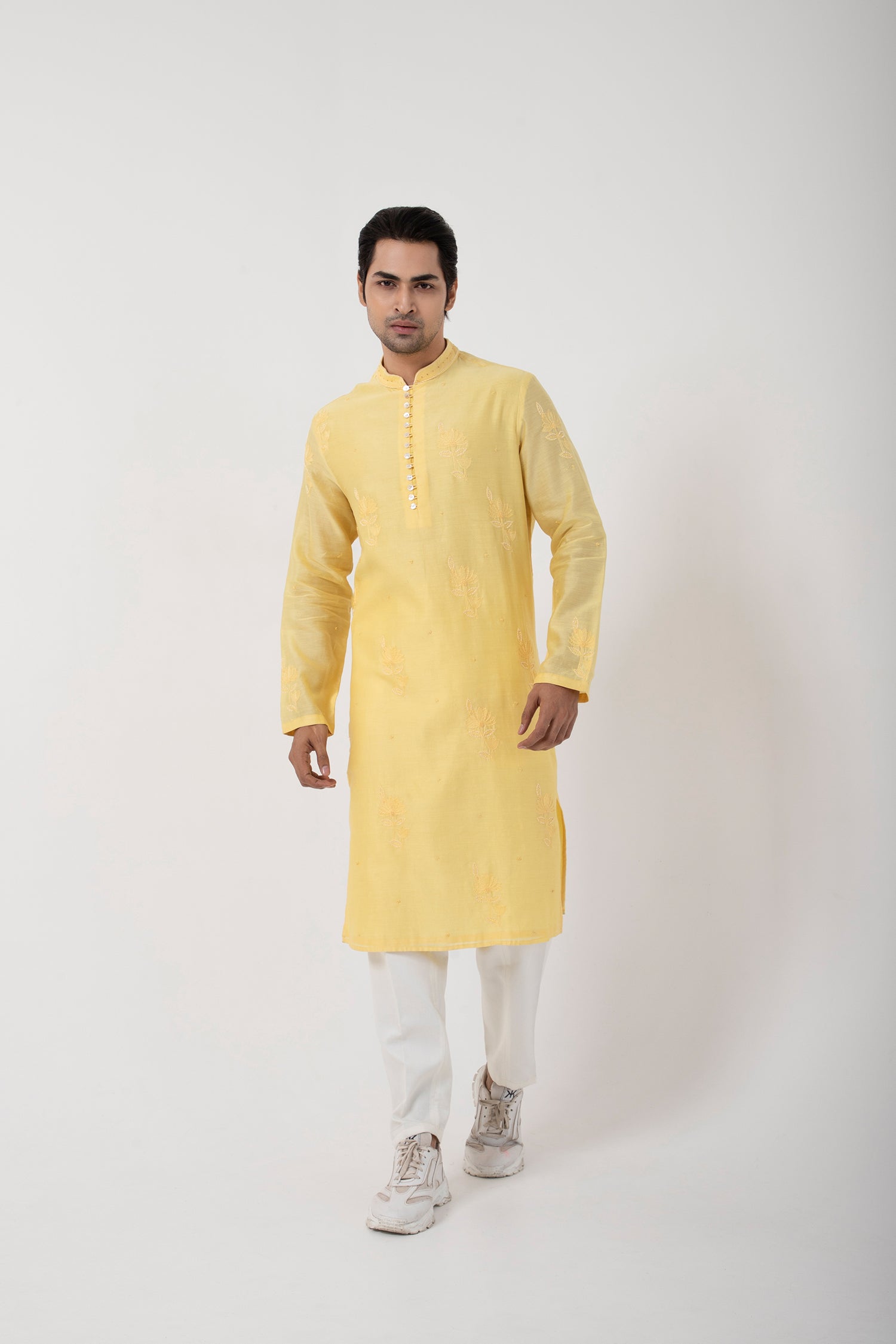 Butter Yellow Kurta Set