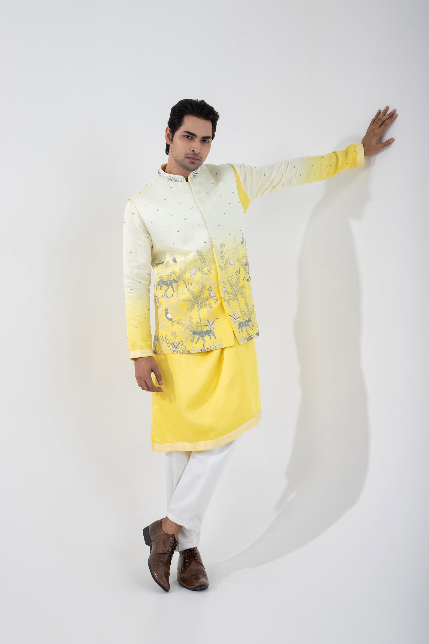 Safari Sunset Nehru and Kurta Set