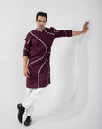 Merlot Bliss Kurta Set