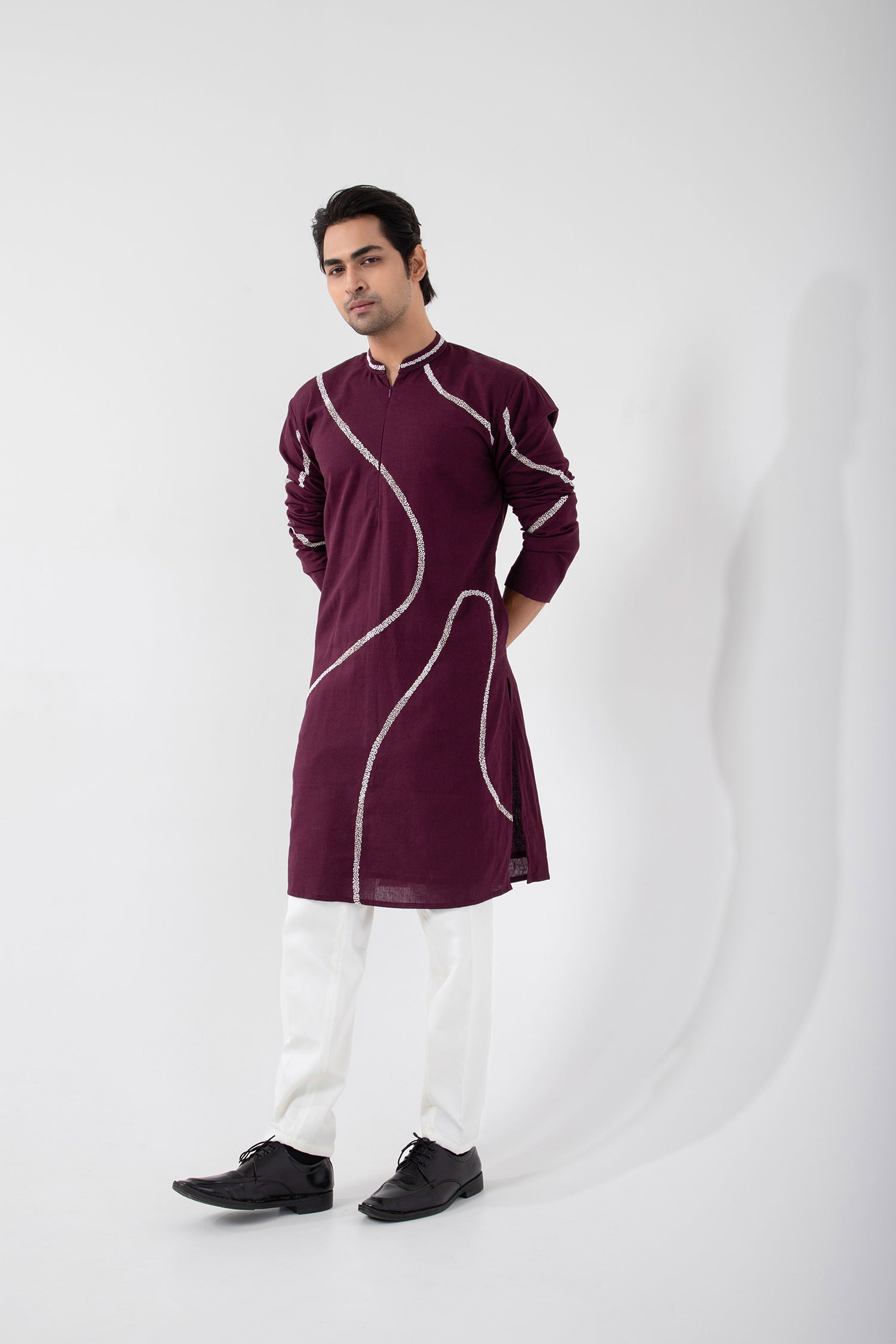 Merlot Bliss Kurta Set