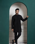Midnight Black Kurta