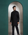 Midnight Black Kurta