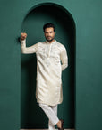 Ivory Grace Embroidered Kurta